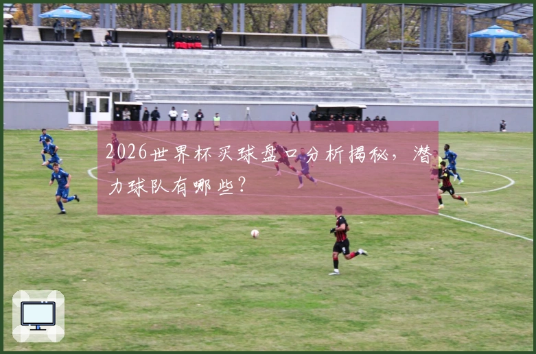 2026世界杯买球盘口分析揭秘，潜力球队有哪些？